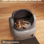 AMZ Hot Sale APP Controlled Open Top Automatic Smart Toilet Odor-Free Plastic Litter Box for Large Cats Kitten Toilet Robot