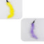 Interactive Cat Feather Toy Feather Teaser Stick Wand Pet Retractable Feather Bell Refill Replacement Catcher Product for Kitten