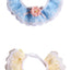 Romantic Lace Pet Dog Collar Bib Pearl Flower Princess Puppy Collar Necklace Candy Color Elastic Lace-Up Cat Bandana Accessories
