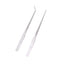 Stainless Steel Curved Aquarium Tweezers Aquarium Plants Shrimp Reef Tweezer Straight Fish Tank Cleaner FishAquarium Accessories