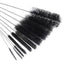 Aquarium Tube Pipe Cleaning Brush Stainless Steel Water Filter Air Tube Flexible Single End Hose Aquarium Accessories 10pcs/set