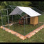 Customized Large Chicken Shed Outdoor Steel Pipe Construction Breeding Shed Duck Shed Simple Large Chicken Cage