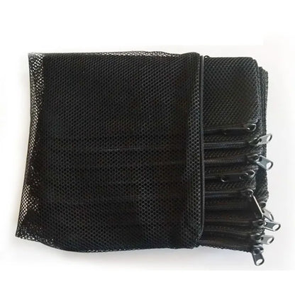 2pcs Polyester Filter Mesh Net Bag Aquarium Pond Filter Net Bag For Bio Ball Carbon Media Aquarium Fish Tank Isolation BlackBags