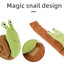 Dog Squeak Toys Pet Sniffing Plush Snails Toys Tibetan Food Molar Puzzle Dog Toys Interactive Dog Puzzle Toy Feeder Pet Supply