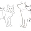 Pet Cat Recovery Suit for Abdominal Wounds or Skin Diseases E-Collar Alternative, After Surgery Wear Onesie Bodysuit Cat Clothes