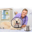 Prevent BiteTransparent Dog Cat Protection Cover Wound Healing Bath Grooming Cone Protective Pet Dog Medical Collar Dropshipping