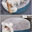 HOOPET Cat Bed House Soft Plush Kennel Puppy Cushion Small Dogs Cats Nest Winter Warm Sleeping Pet Dog Bed Pet Mat Supplies