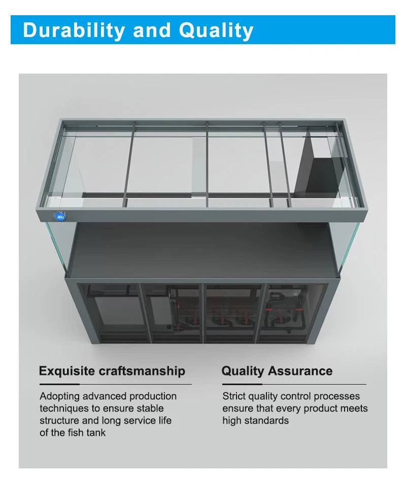 Customized aquarium  fish tank  tank with cabinet and Aquariums and accessories