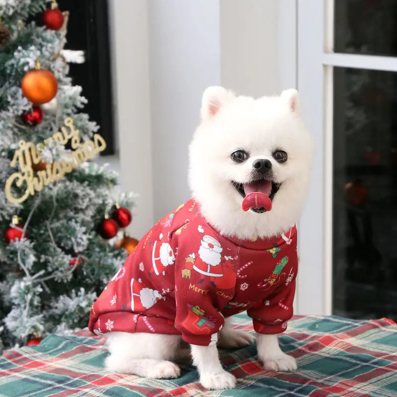 Halloween Pet Pumpkin Costume for Dogs Cats Christmas Puppy Dog Clothes Hoodie Maltese Yorkshire Pullovers Sweaters Clothing