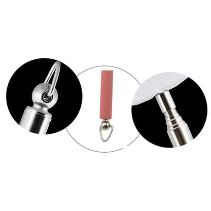 18-53CM 3D Aquarium Fish Tank Retractable Catch Net Stainless Steel Rod Fishing Round Square Pocket Shrimp Catching Nets