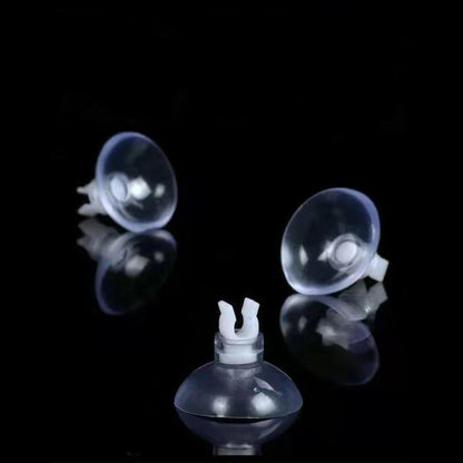 10Pcs/lot 4mm Aquarium Suction Cup Air Tube Holder Sucker for Fish Tank Pump Oxygen Air Tube Fixing Clip Accessories 4/5mm