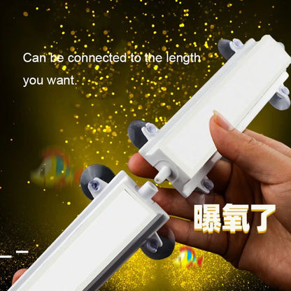 1pcs New Air Pump Sand Stone Aquarium Oxygen Pump Fresh Air Stone Nano Bubble Bar Aquarium Fish Tanks Aerator Pump High Quality