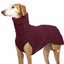 Greyhound Large Dog Clothes Autumn Turtleneck Shirt Whip Hound Stretch Fleece Vest Pet Pullover Coat for Small Medium Big Dogs