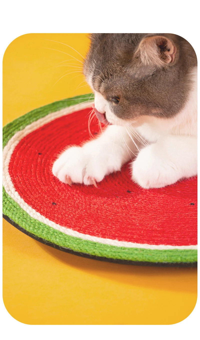 Natural Sisal Cat Scratching Board Fruit Carrot Cat Furniture Claw Sharpener Kitten Hanging Exercise Tool Quality Cat Scratcher