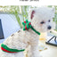 Classic Dog Winter Sweater with Tie Thick Weaving Warm Pet Cat Clothing Lovely Princess New Year Coat Christmas Dog Clothes