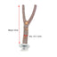 Natural Wood Pet Parrot Raw Wood Fork Tree Branch Stand Rack Squirrel Bird Hamster Branch Perches Chew Bite Toys Stick Supplies