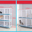 Heavy Duty Strong Pet Cage With Wheels For Dog Cat Bird