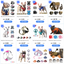 Dog Harness Leash Set Adjustable Pet Harness Vest For Small Large Dog Cat Reflective Mesh Puppy Cat Chest Strap Dog Accessories