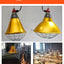 Thermal Insulation Lamp Shade with Switch for Breeding Animals, Heating Lamp Shade for Chickens Piglet  Waterproof Lamp Shade F