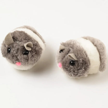 Cute Mouse Cat Toys Cat Supplies Plush Toy Shake Movement Mouse Pet Kitten Funny Plush Little Mouse Interactive Cat Toys