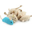 6pcs Mix Pet Toy Catnip Mice Cats Toys Fun Plush Mouse Cat Toy For Kitten