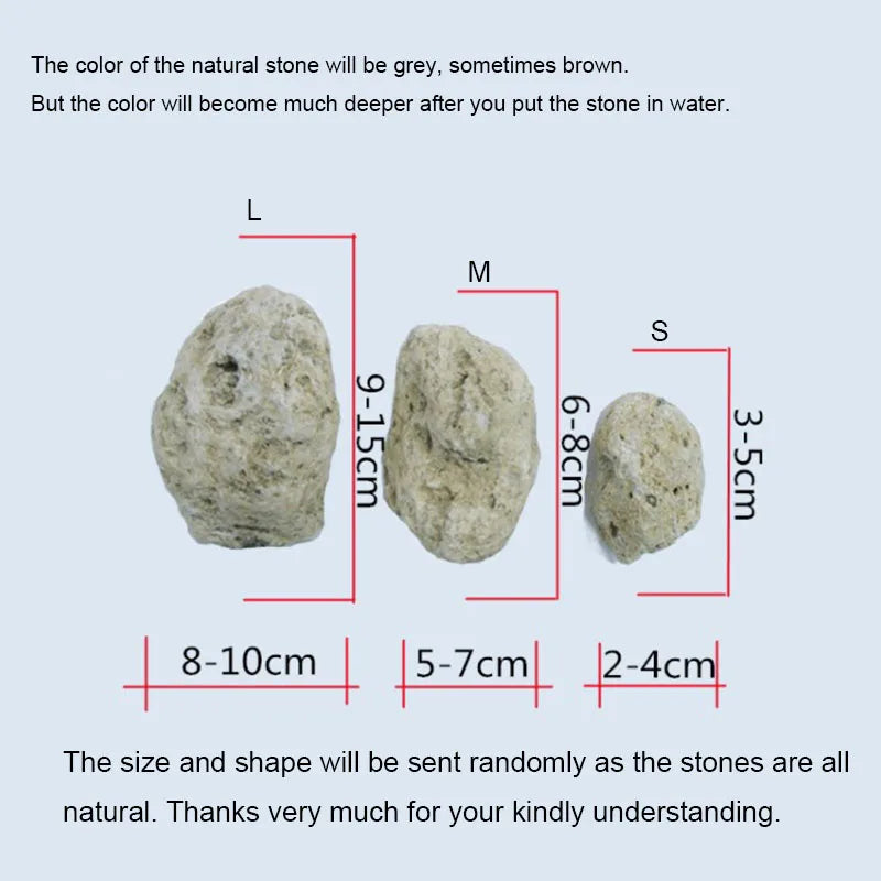 Small Size 5cm Natural Unique Shape Aquarium Fish Tank Floating Rock Stone Suspended Stones Floating Pumice Decor Rock Ornaments