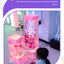 Flyfirm 32 Inch 8-Color Changing Sensory Bubble Aquarium with LED Lights 12 Floating Fish, Perfect for Autism,Anxiety Therapy