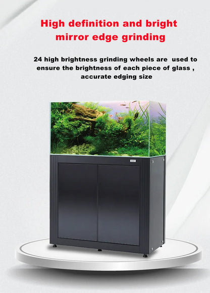 450L 119Gallon CADE Glass Aquarium Marine Fish Tanks With Cabinet