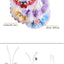 Romantic Lace Pet Dog Collar Bib Pearl Flower Princess Puppy Collar Necklace Candy Color Elastic Lace-Up Cat Bandana Accessories