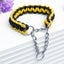130cm Pet Dog Leash Double Row Adjustable Pet Collar Nylon Leash Double Colors Canvas For Medium Large Dogs Accessoires Hot-Sale