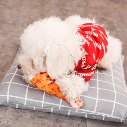 Canvas Dog Cat Toy Simulation Potato Sausage Bone Design Dog Stuffed Toys for Small Medium for Dogs Funny Game Puppy Accessories
