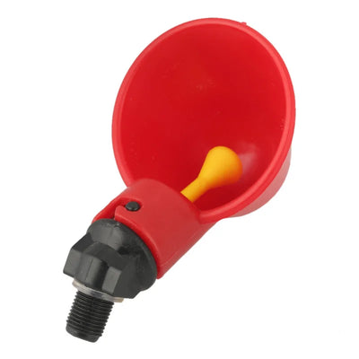 10 PCS Automatic Poultry Water Drinking Cups Drinker Feeder Chicken Fowl Drinker Cups Bird Feeders Breeding Equipment