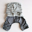 Spring Pet Dog Jumpsuit Denim Overalls for Dogs Plaid Jeans Jacket Pants Suit Onesies Small Dog Clothes Yorkie Chihuahua Apparel