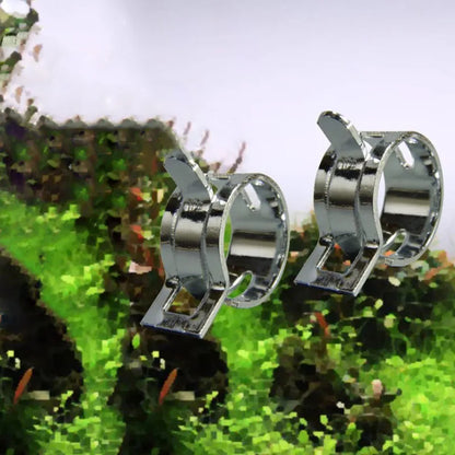 2Pcs/lot  Aquarium Water Tube Clamp Glass Pipe Fixer 15mm  20mm Spring Clip Hose Water Pipe Air Tube Clamps Fastener 2021 New