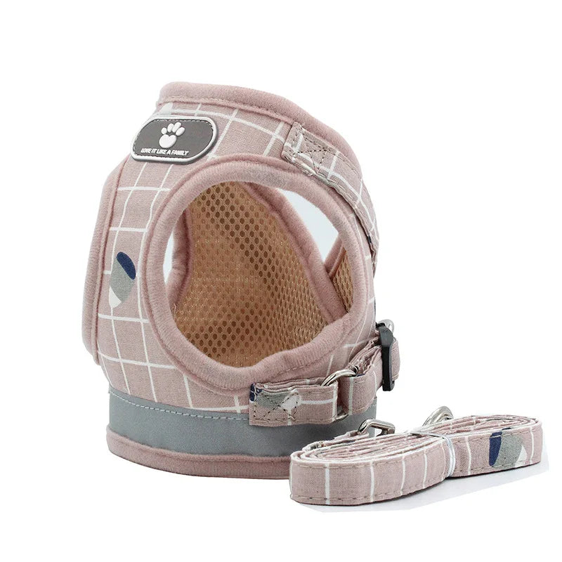 Reflective Pet Cat Harness and Leash Set for Cats Gotas Sphynx Harnesses Walking Dog Leash mascotas Accesorios szelki dla kota