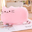 Kawaii Cat plush Pillow kitten Cushion soft Colorful Stuffed Toys gray pink white plush doll houseware gifts for girlfriend
