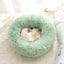 Brand New Round Shape Soft Houses for Cats Deep Sleeping Long Plush Puppy Lounger Pet Mat Small Dog Cushion Kitten Sofa Bed