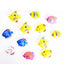10pcs/lot Artificial Fish Small Tropical Fish Simulation Vivid Landscape Plastic Fake Fish Floating Aquarium Ornament Decoration