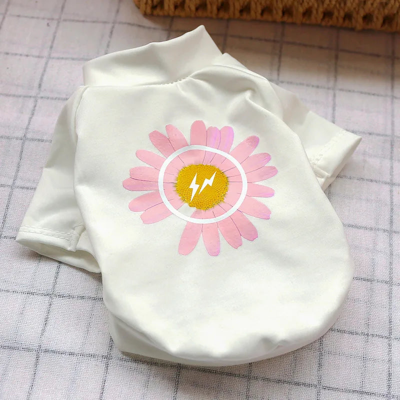 6 Color Pet Dog Cat T shirt Summer Ropa Chihuahua French Bulldog Clothes for Small Dogs Puppy Clothing ropa de perros mascotas