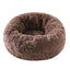 Brand New Round Shape Soft Houses for Cats Deep Sleeping Long Plush Puppy Lounger Pet Mat Small Dog Cushion Kitten Sofa Bed