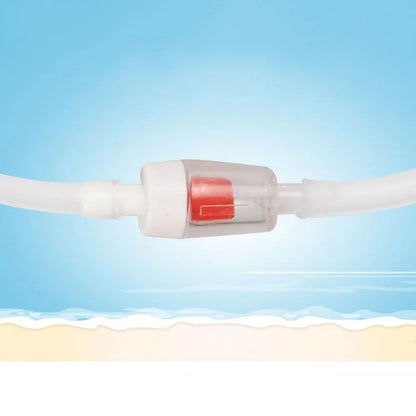 5pcs/lot White Red Aquarium Air Pump Check Valve Fish Tank One Way Non-Return Check Valve Aquarium Co2 System Air Pump