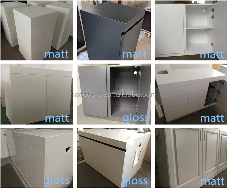 Customized Sizes large and medium fish tank aquariums for marine and freshwater with overflow sump cabinet