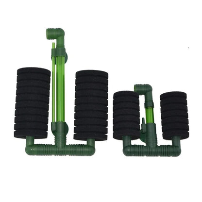 Aquarium Bio-Spong Filter Fish Tank Air Pump Skimmer Biochemical Sponges Filter New Green Bio Sponge Aquarium Filtration Filters