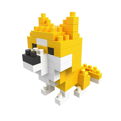 Wisehawk diamond mini building blocks animal toy bag building blocks A1-B26 dog cat bird animal series for children gifts