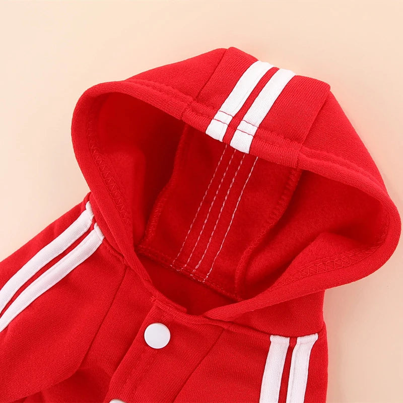 Spring Autumn Dog Hoodies Overalls for Dogs Chihuahua Yorkie Bulldog Tracksuit Dog Clothes for Small Dogs Sport Outfits Jumpsuit