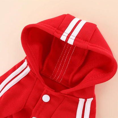 Spring Autumn Dog Hoodies Overalls for Dogs Chihuahua Yorkie Bulldog Tracksuit Dog Clothes for Small Dogs Sport Outfits Jumpsuit