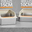 Cross-Border Oversized Stainless Steel Litter Box Top-In Anti-Take-Out Anti-Splash Cat Toilet Easy Clean Semi-Closed Pet Kitties