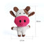 Cute Plush Toys Squeak Pet Cow Rabbit Animal Plush Toy Dog Chew Squeaky Whistling Involved Squirrel Dog Toys Cute Plush Toys Squ