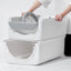New Large Semi-automatic cat sand basi Cat Toilet  Cat Litter Box Pet Waste Collection Device