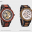 BOBO BIRD Wood Mechanical Watch Men Relogio Masculino Big Mens Watches Top Brand Luxury Timepieces erkek kol saati Dropshipping